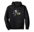 Energetic Soccer Player Heartbeat Pulse Art Hoodie - Unique Graphic Unisex
