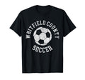 Whitfield County Soccer Distressed 90S T-Shirt - Fun Novelty Design Unisex