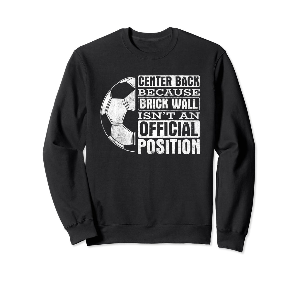 Center Back Brick Wall Sweatshirt - Casual Everyday Wear for Adults