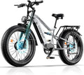 Electric Bike for Adult, 52V 20Ah Peak 3000W Dual Motor 26" Fat Tire Ebike, Max 38Mph & 35-90 Miles Full Suspension, Mountain E Bicycle for Men