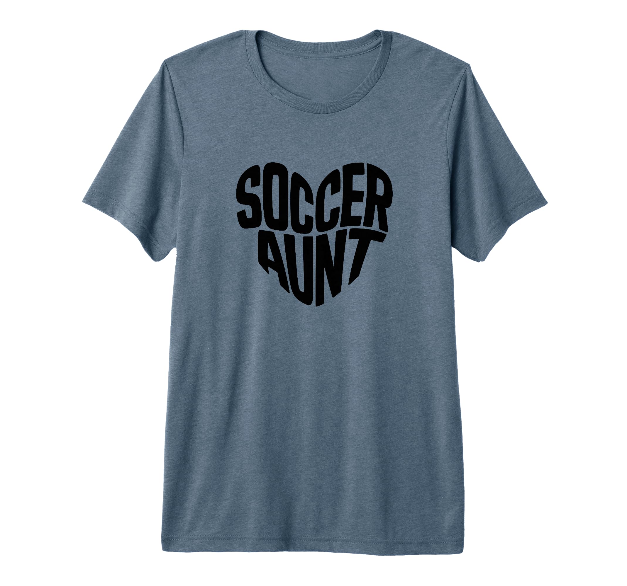 Soccer Aunt Proud Soccer Auntie T-Shirt - Minimalist Print for Adults