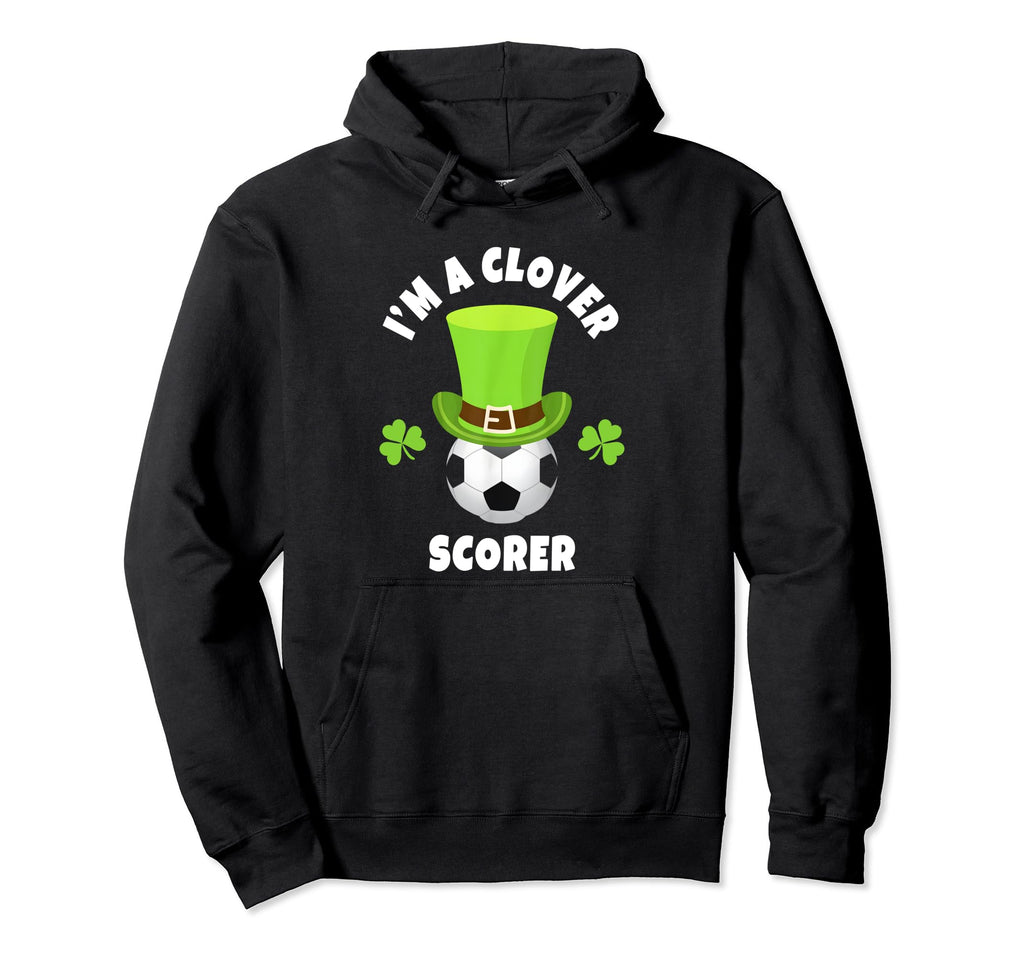 Soccer Attacker Im Clover Scorer Hoodie - Aesthetic Graphic Men Women