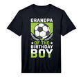 Grandpa Birthday Soccer Player Bday Team T-Shirt - Graphic Print Men Women