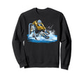 Ice Hockey Goalie Goaltender Sweatshirt - Aesthetic Graphic for Adults