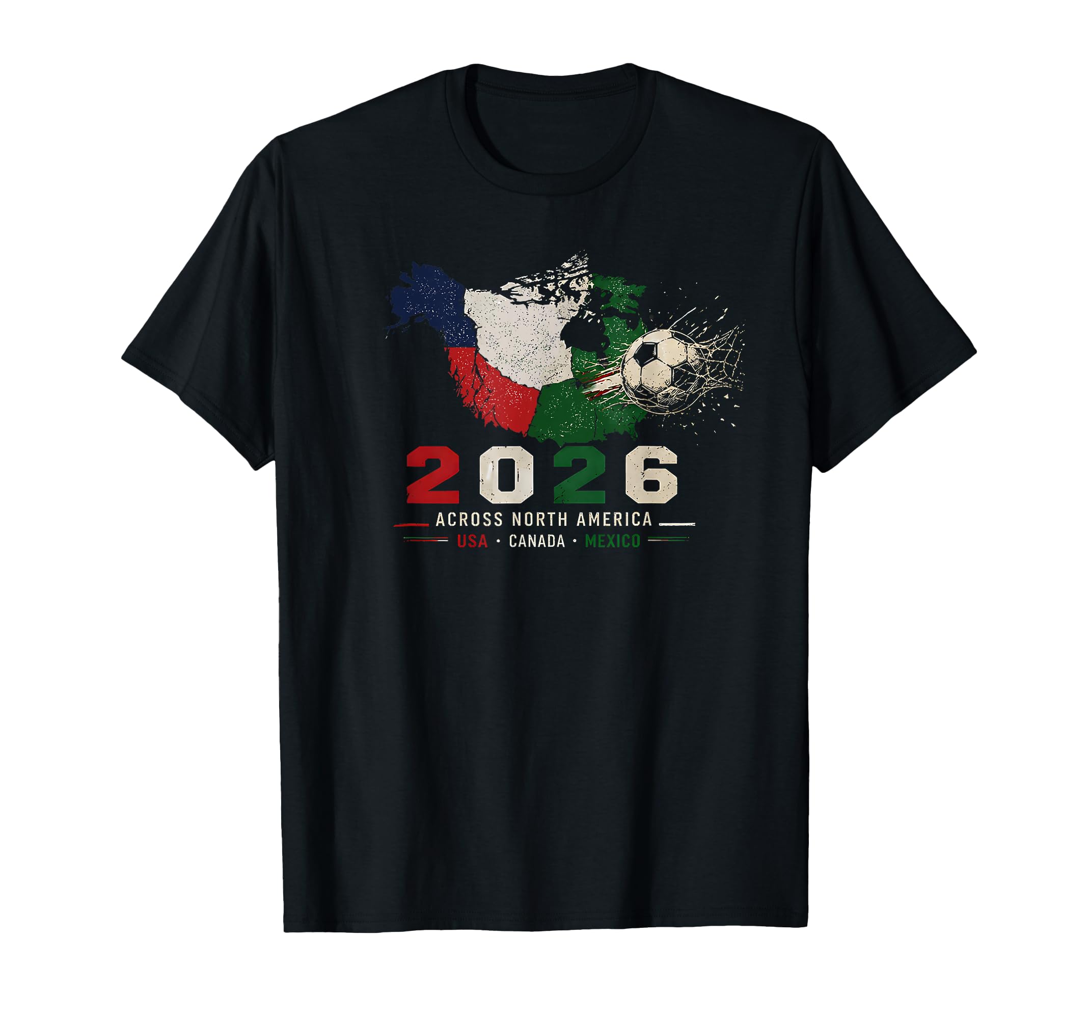 Football Fever 2026 Across Northern T-Shirt - Fun Novelty Design Men Women