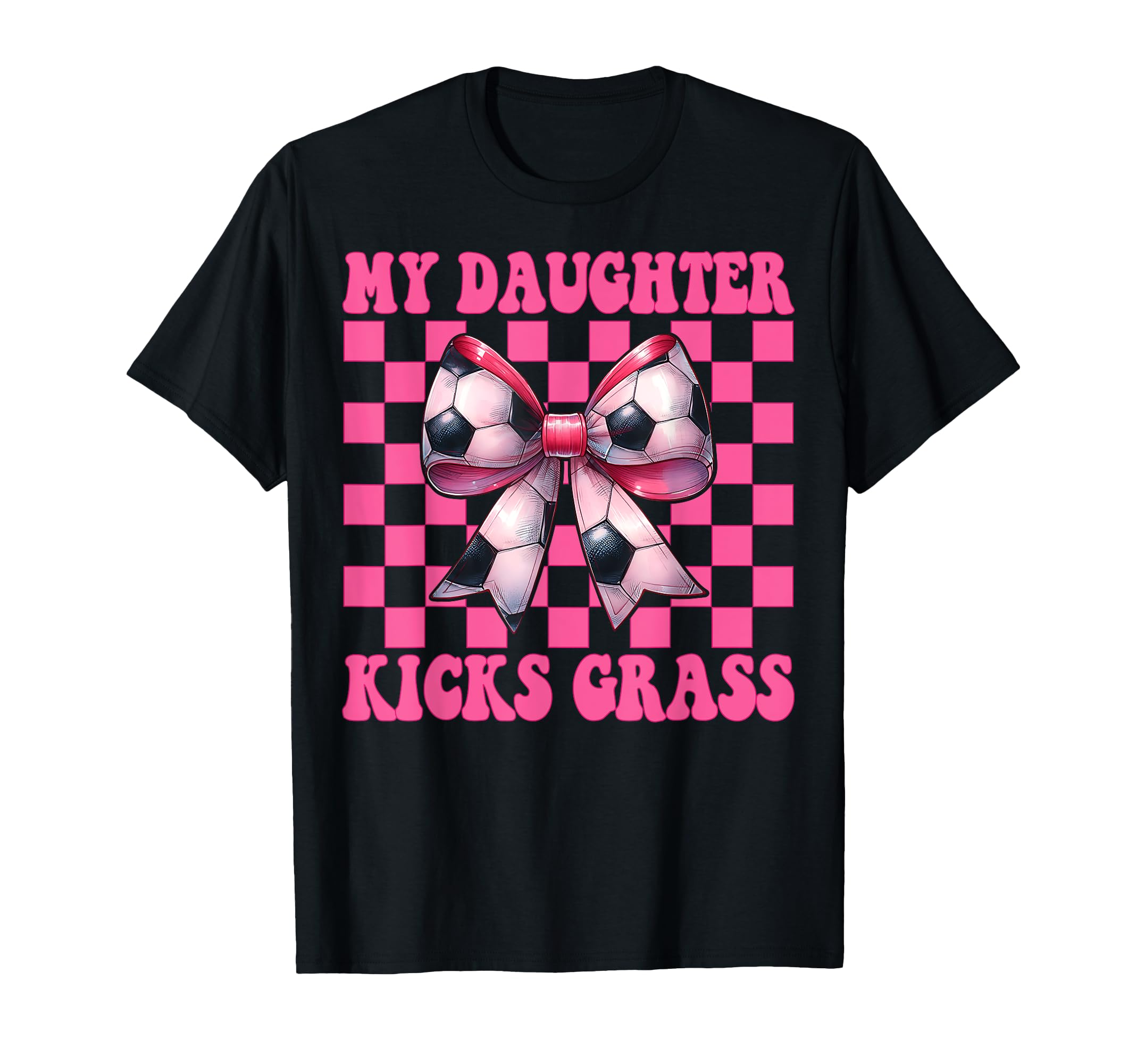 Soccer Mom Mothers Day Coquette Bow T-Shirt - Minimalist Print Men Women