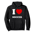 I Love Heart Soccer F Tbol Futbol Hoodie - Streetwear Style Unisex