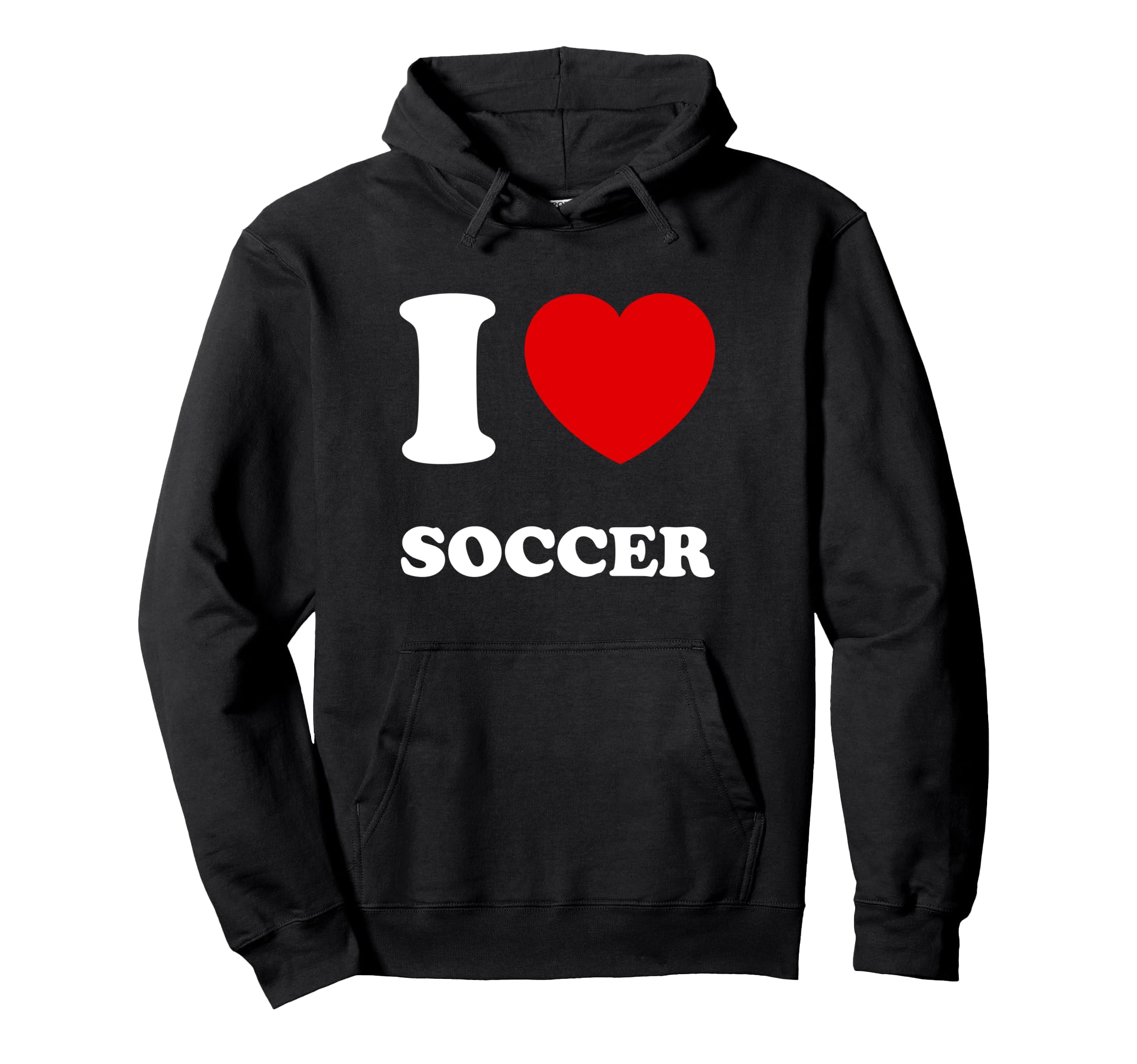 I Love Heart Soccer F Tbol Futbol Hoodie - Streetwear Style Unisex