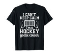 Im Hockey Goalie Cousin Ice Hockey T-Shirt - Minimalist Print Men Women
