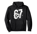 67 Soccer Six Seven 6 7 Meme 67 Hoodie - Minimalist Print Unisex