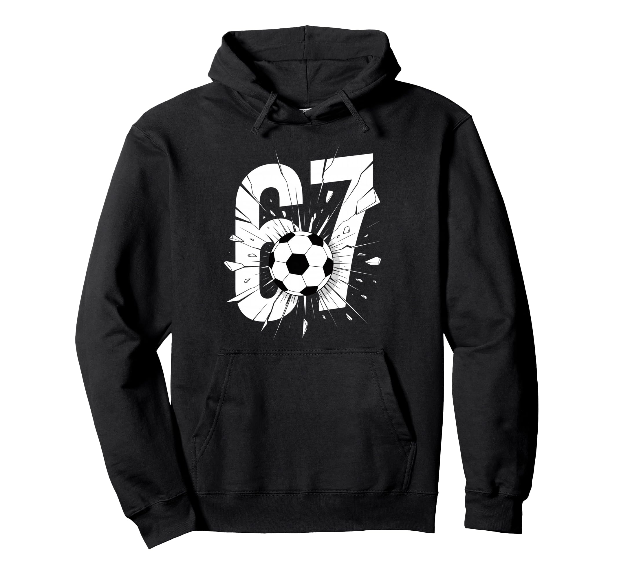 67 Soccer Six Seven 6 7 Meme 67 Hoodie - Minimalist Print Unisex