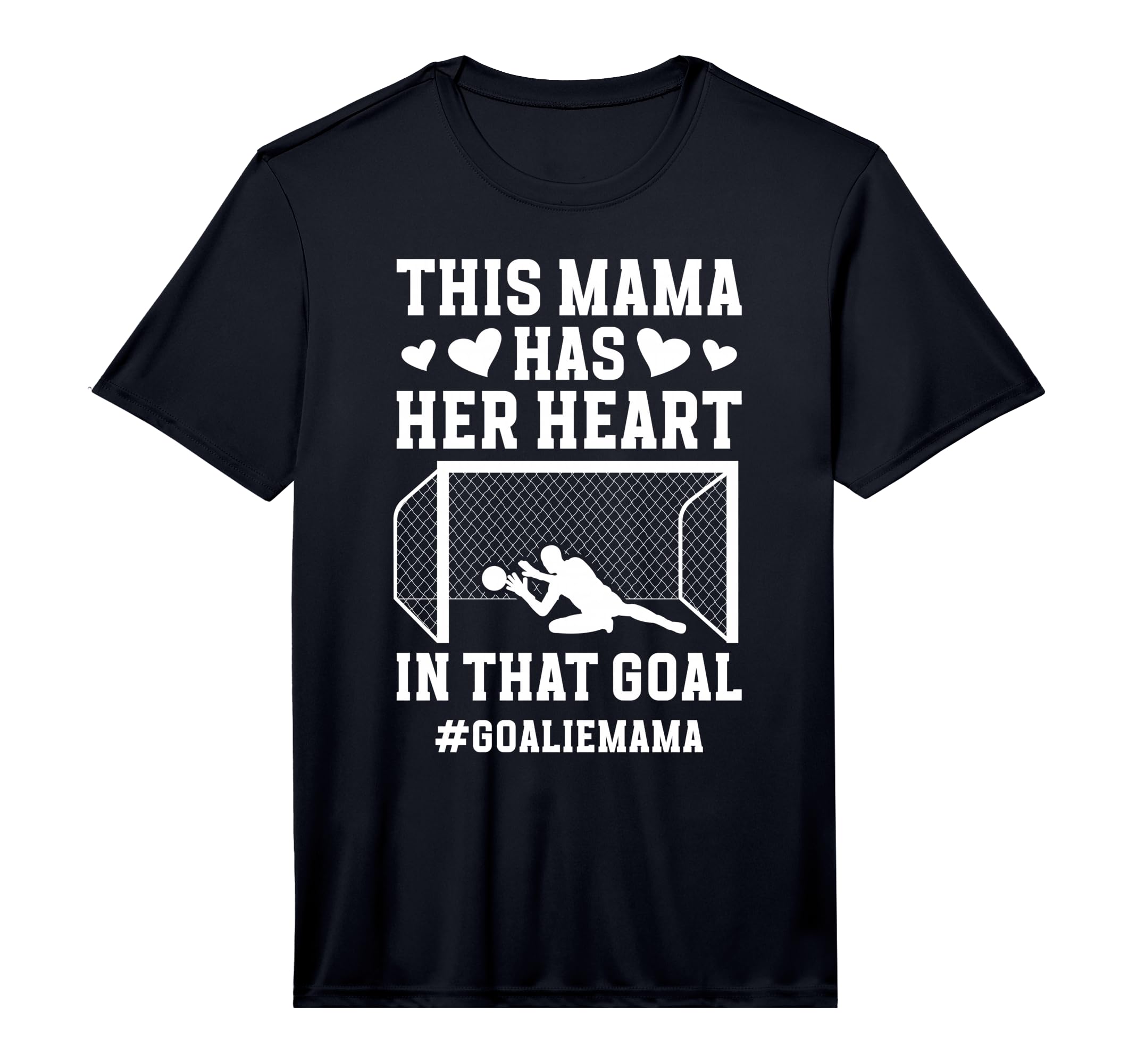 Mens Proud Soccer Goalie Mama Soccer T-Shirt - Graphic Print Men Women