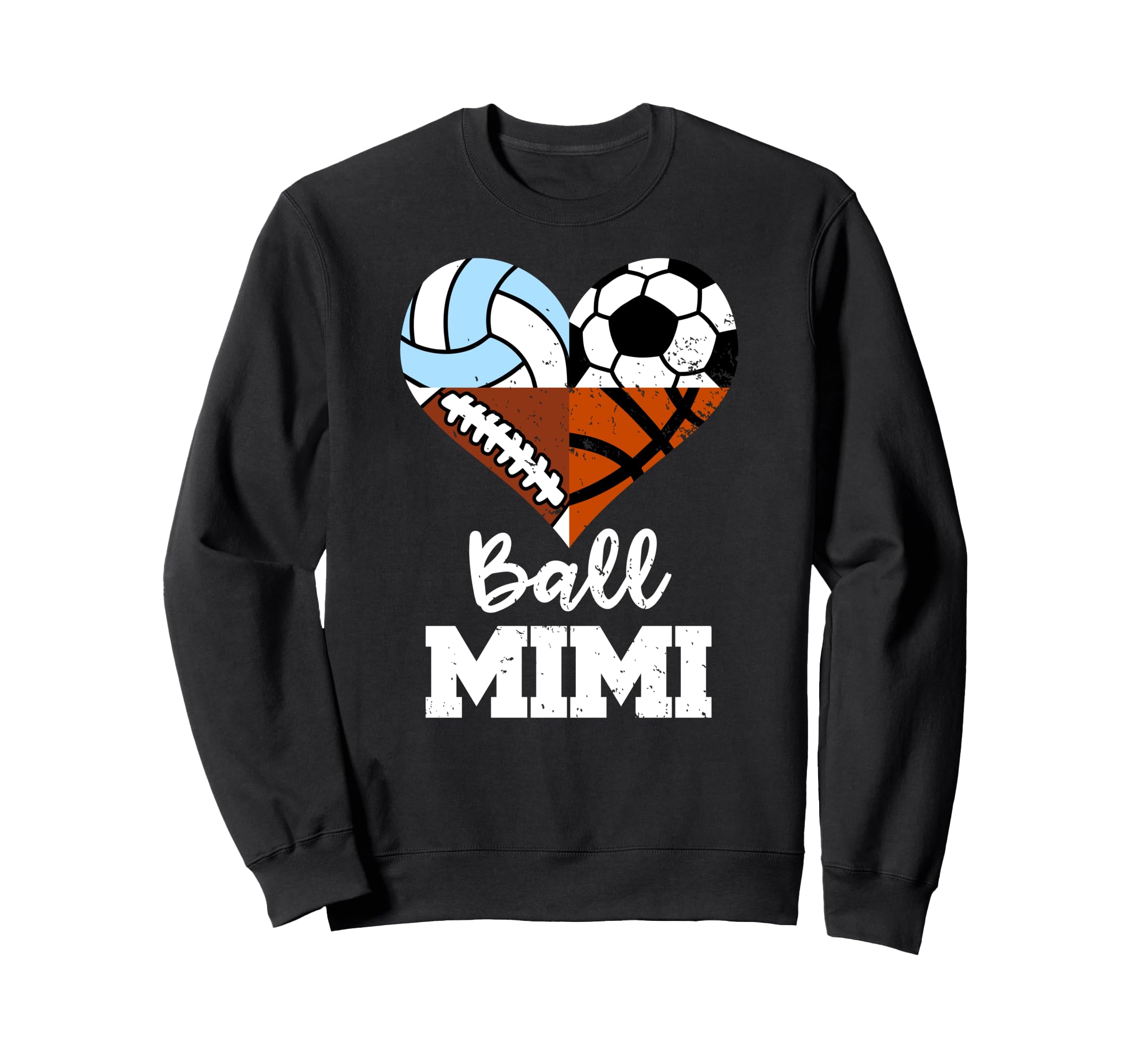 Ball Mimi Soccer Football Volleyball Sweatshirt - Unique Graphic Men Women