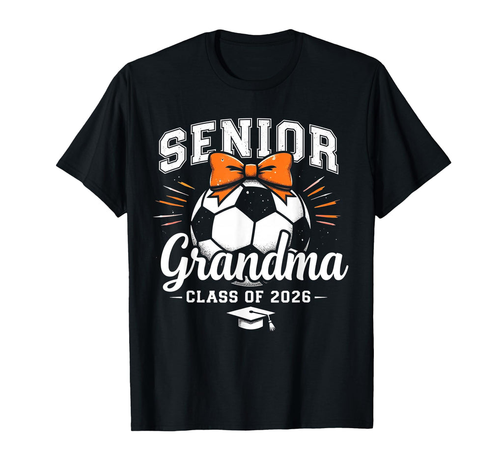 Senior Grandma 2026 Soccer Mama T-Shirt - Aesthetic Graphic for Adults