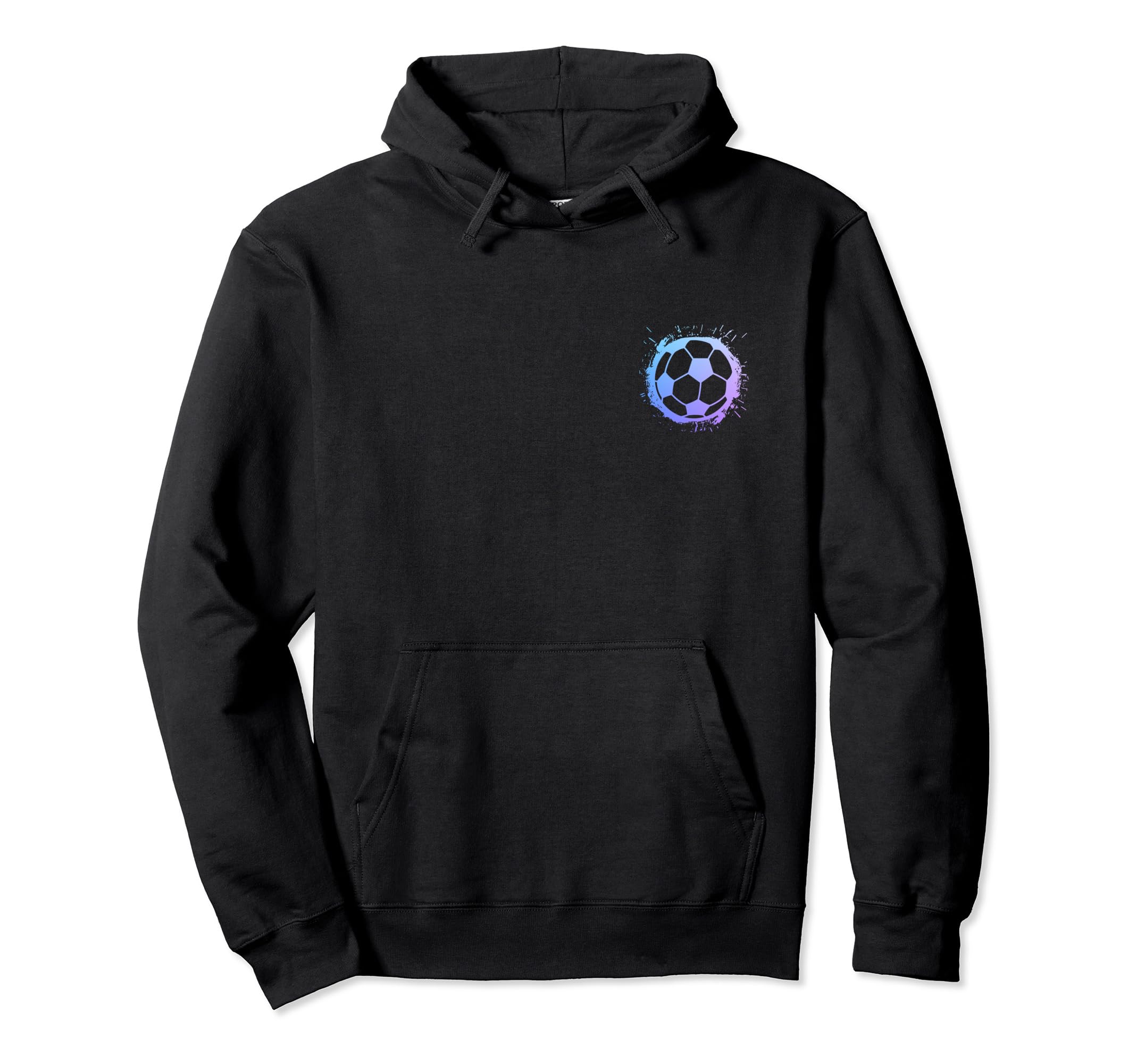 Soccer Player Ball Sports Hoodie - Unique Graphic for Adults