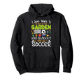 I Just Want To Garden Soccer Player Hoodie - Minimalist Print Unisex