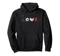 Love Football Funny Soccer Players Sport Hoodie - Novelty Apparel Unisex