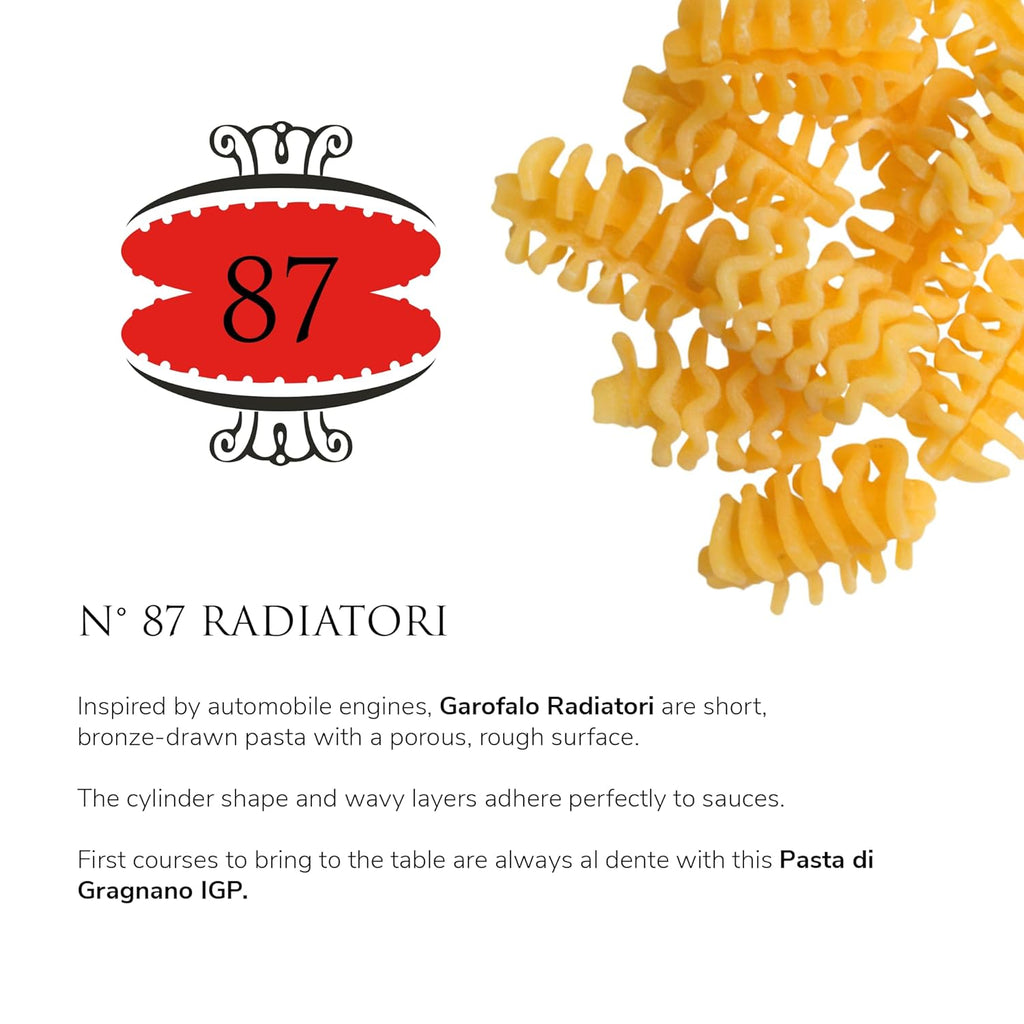 Garofalo Organic Radiatore Pasta, 16 Oz. – Pack of 12