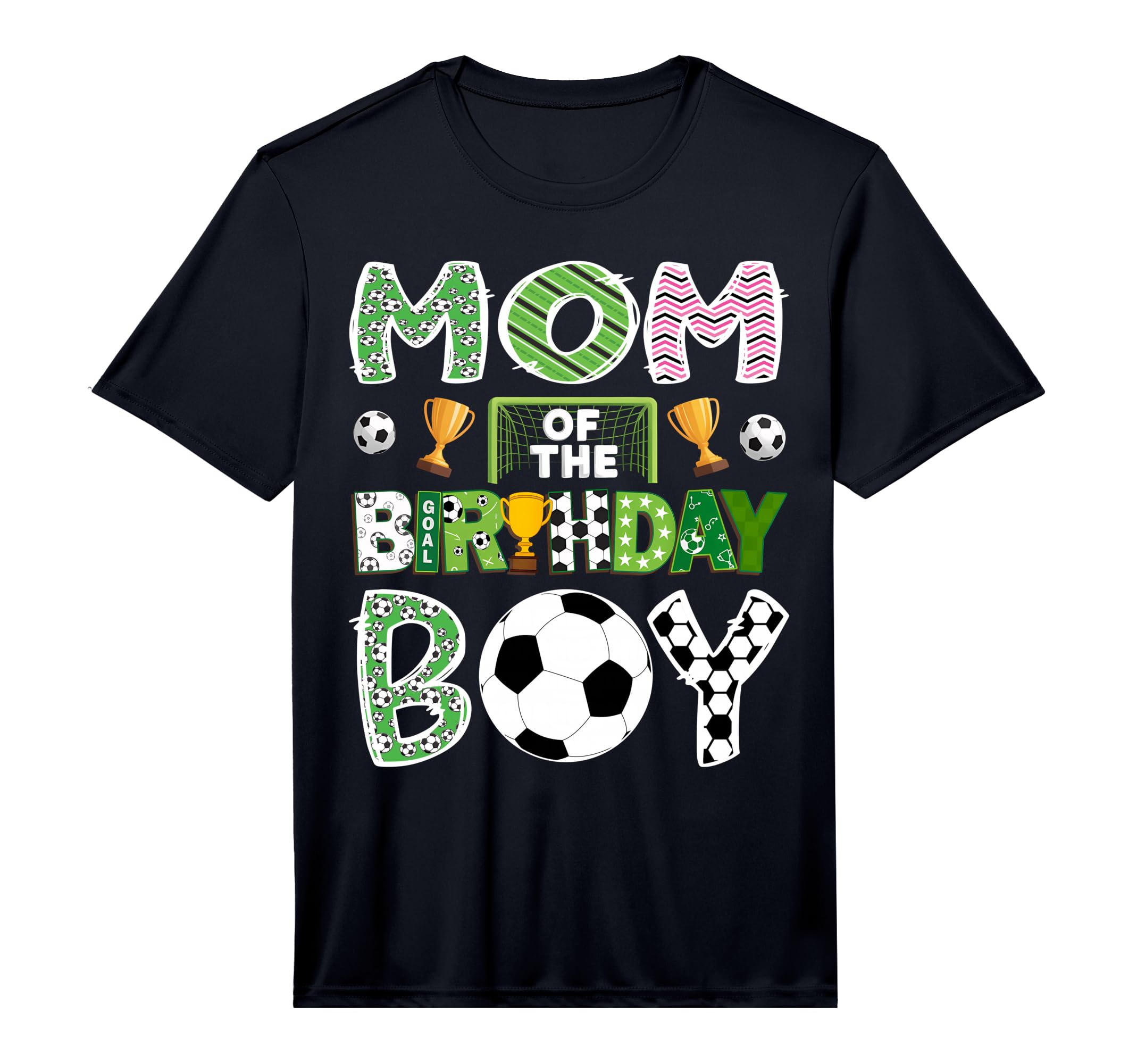 Mom Birthday Soccer Player Game Day T-Shirt - Aesthetic Graphic Men Women