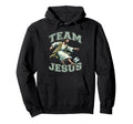 Team Jesus Soccer Lover Christ Hoodie - Aesthetic Graphic Men Women
