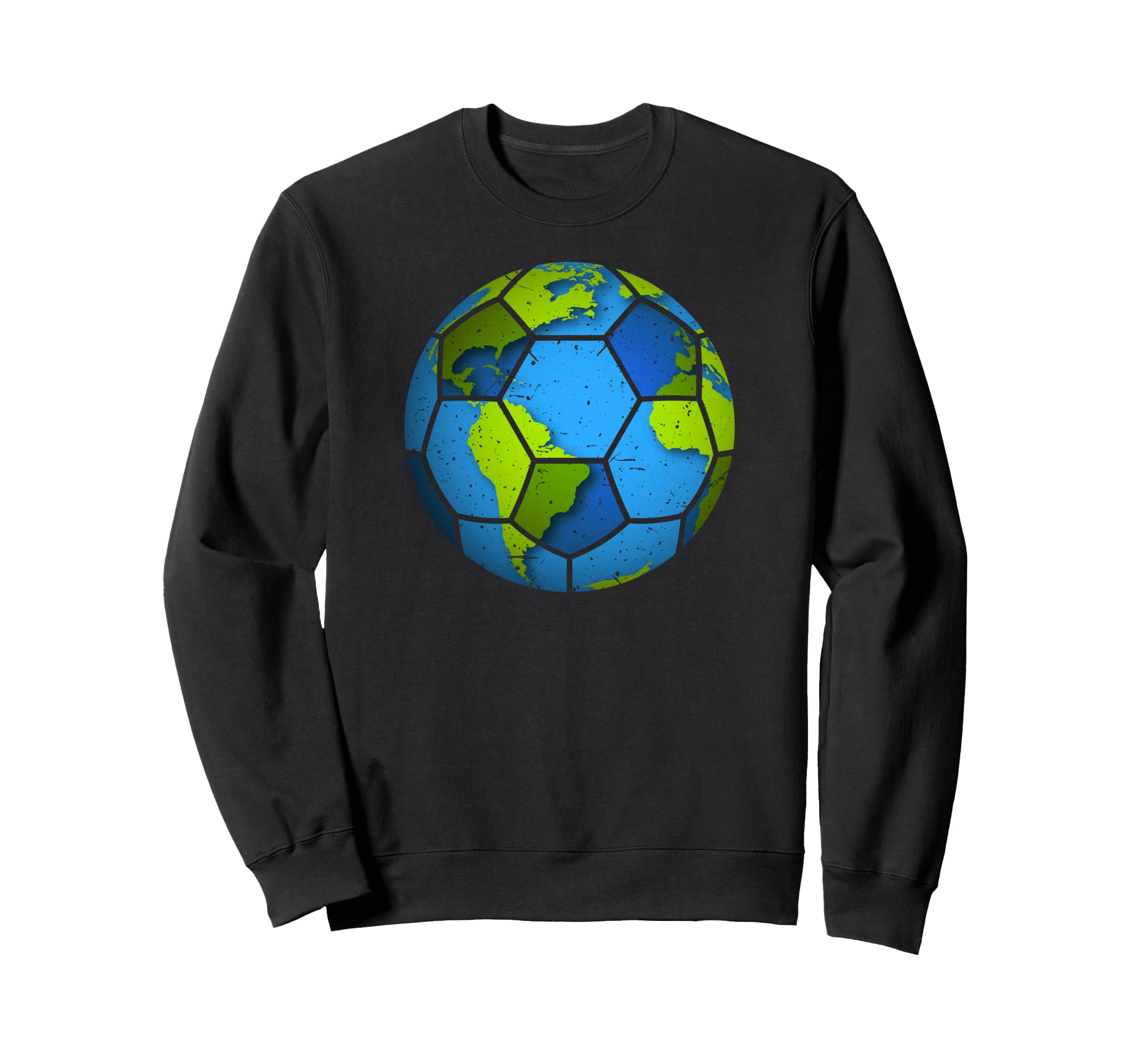 Earth Soccer Ball Earth Day Favors Sweatshirt - Trendy Graphic for Adults