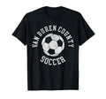 Van Buren County Soccer Distressed T-Shirt - Streetwear Style for Adults