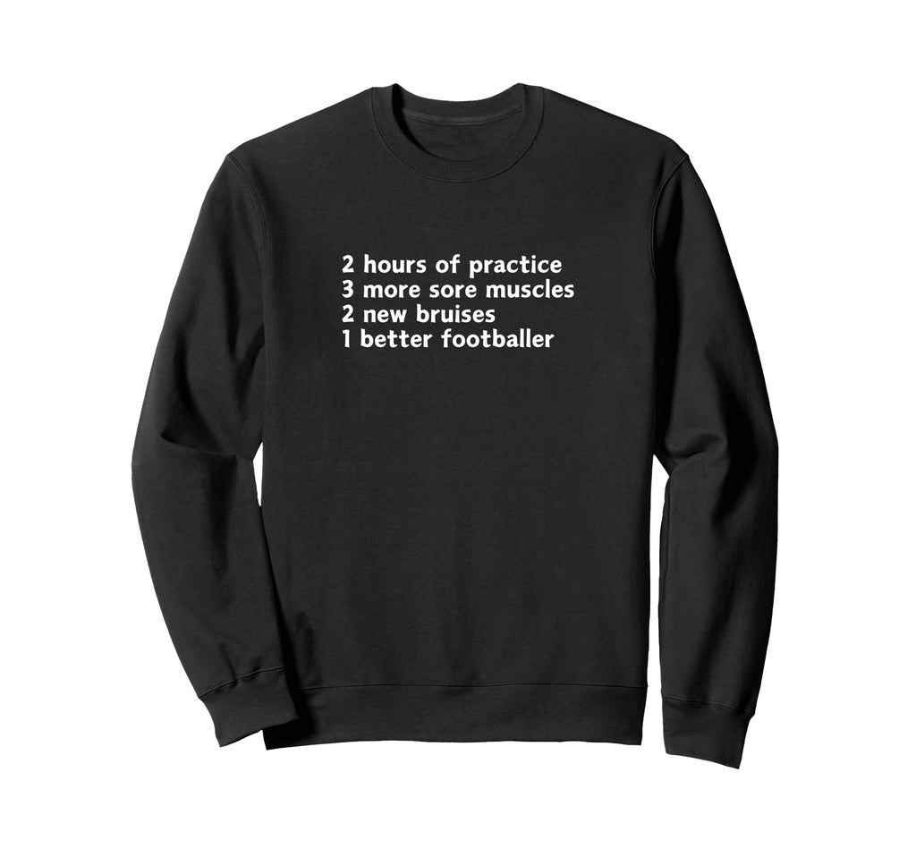 Funny Footballer Soccer Player Sweatshirt - Streetwear Style Men Women