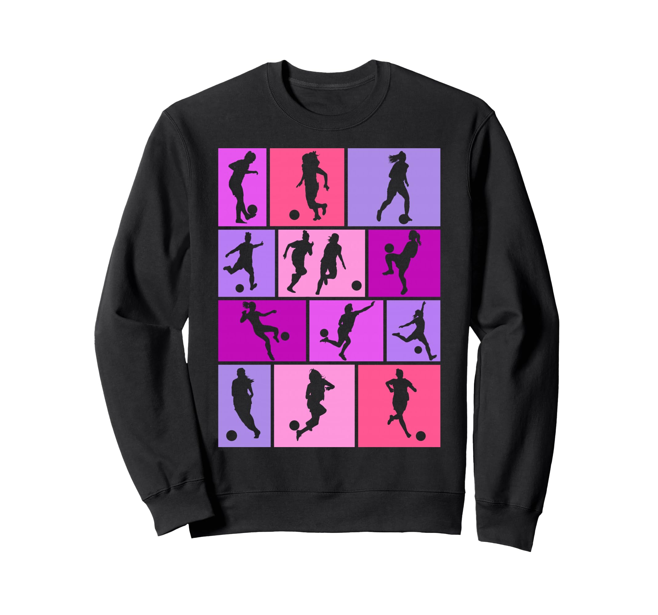 Soccer Players Fan Game Day Sweatshirt - Casual Everyday Wear for Adults