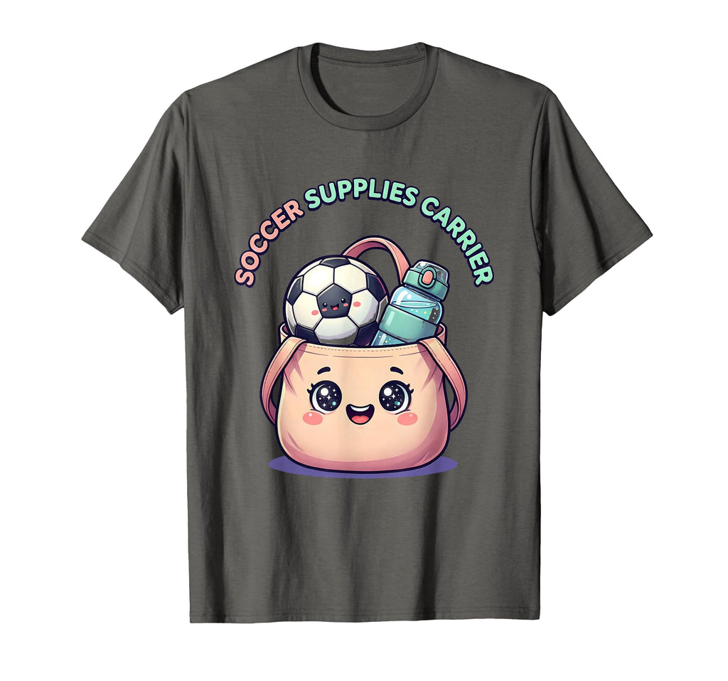 Soccer Mom Soccer Supplies Carrier T-Shirt - Unique Graphic for Adults