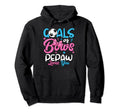 Gender Reveal Goals Or Bows Pepaw Hoodie - Casual Everyday Wear for Adults
