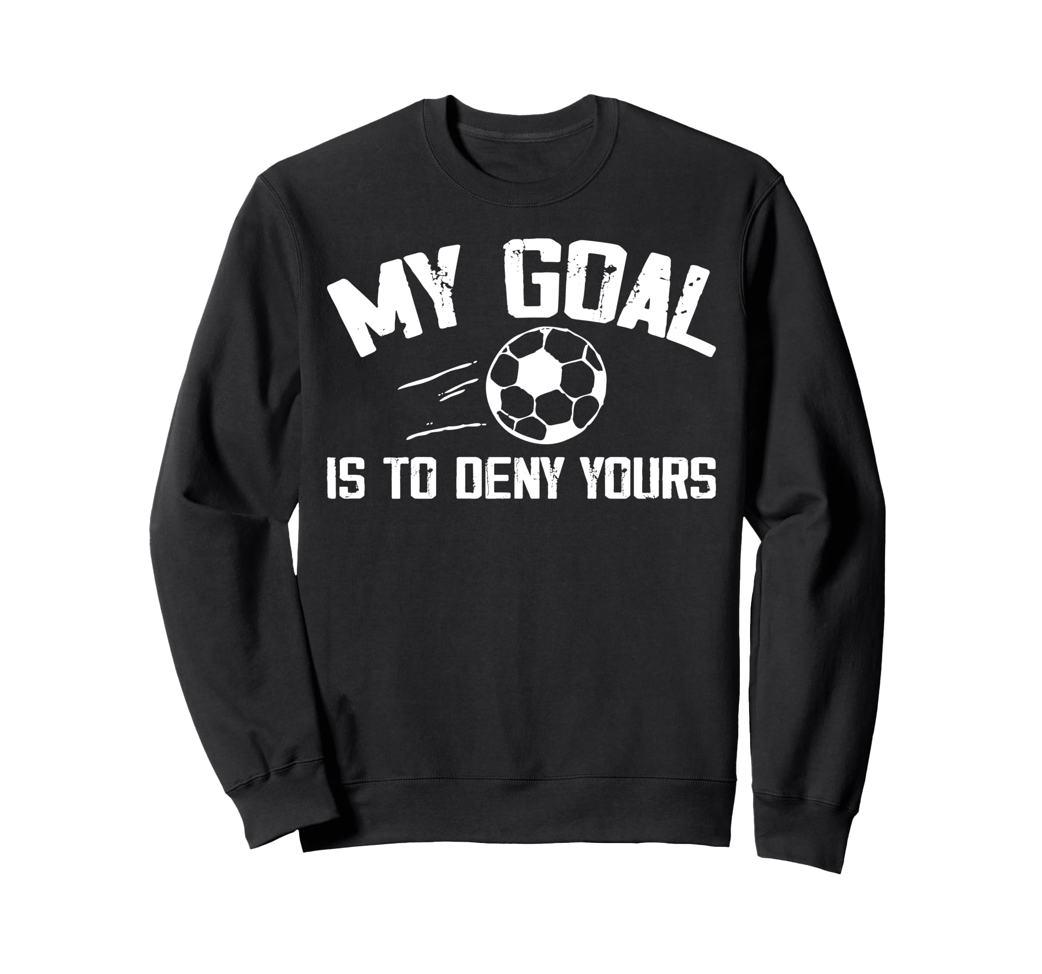 Soccer Goalie Art Gag Soccer Player Sweatshirt - Unique Graphic Unisex
