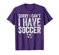 Sorry I Cant I Have Soccer Soccer T-Shirt - Aesthetic Graphic for Adults