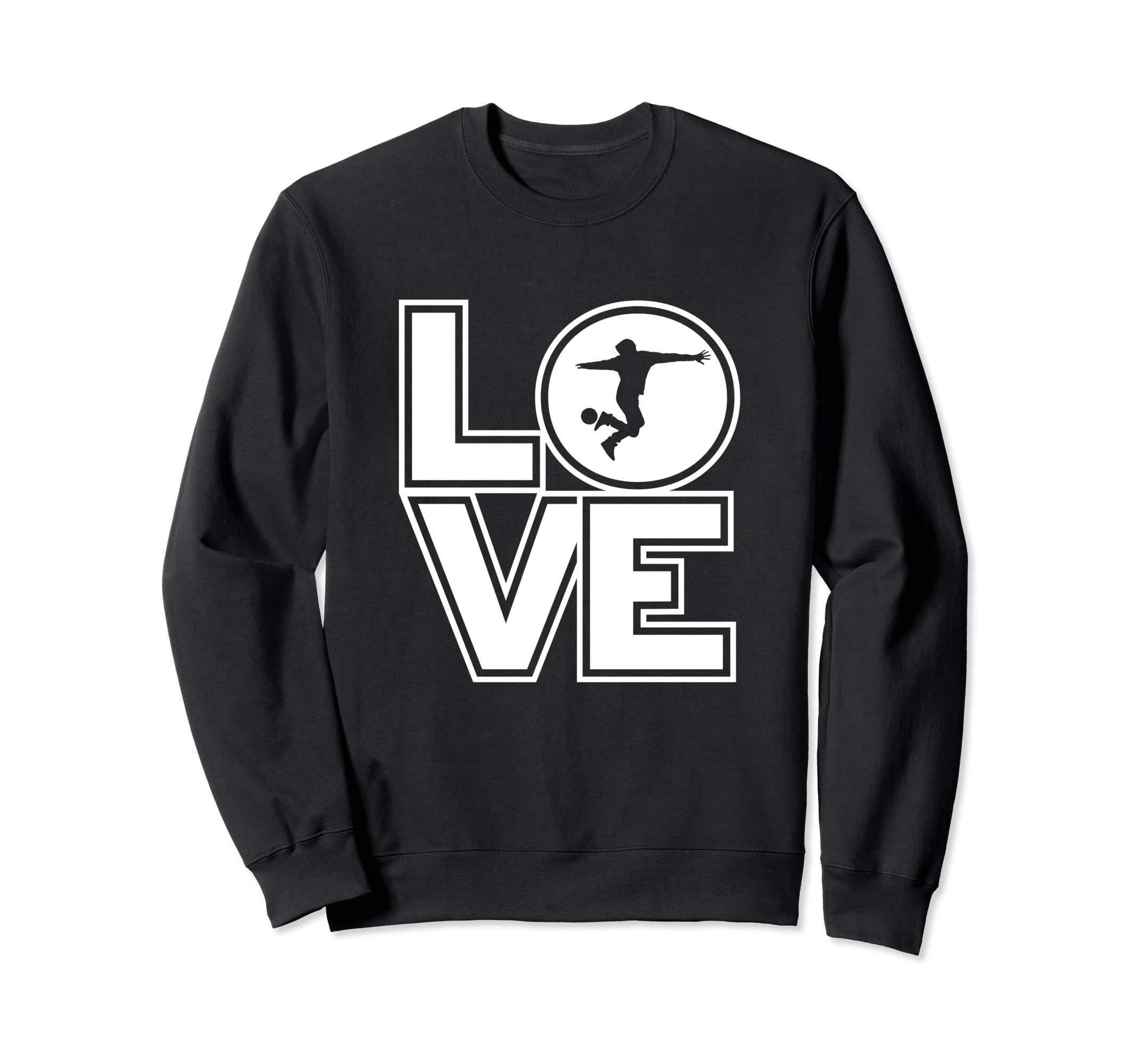 Futsal Love Funny Soccer Sweatshirt - Casual Everyday Wear for Adults