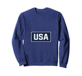 Usa Football Soccer Sweatshirt - Novelty Apparel for Adults