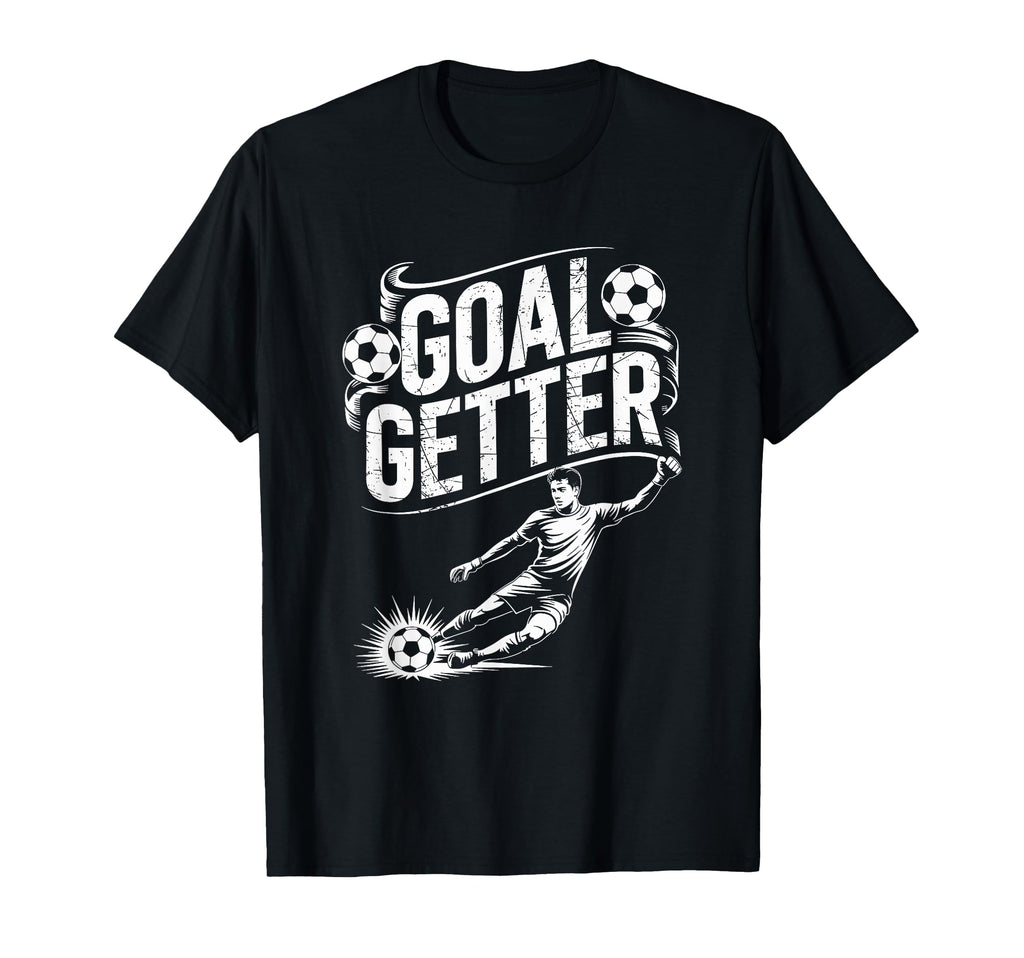 Soccer Lover And Goal Keeper Soccer T-Shirt - Trendy Graphic for Adults
