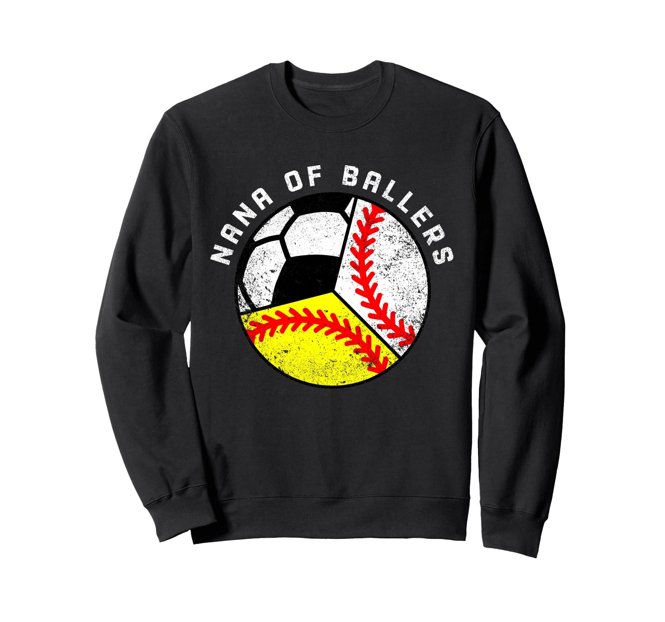Nana Ballers Funny Baseball Sweatshirt - Streetwear Style for Adults