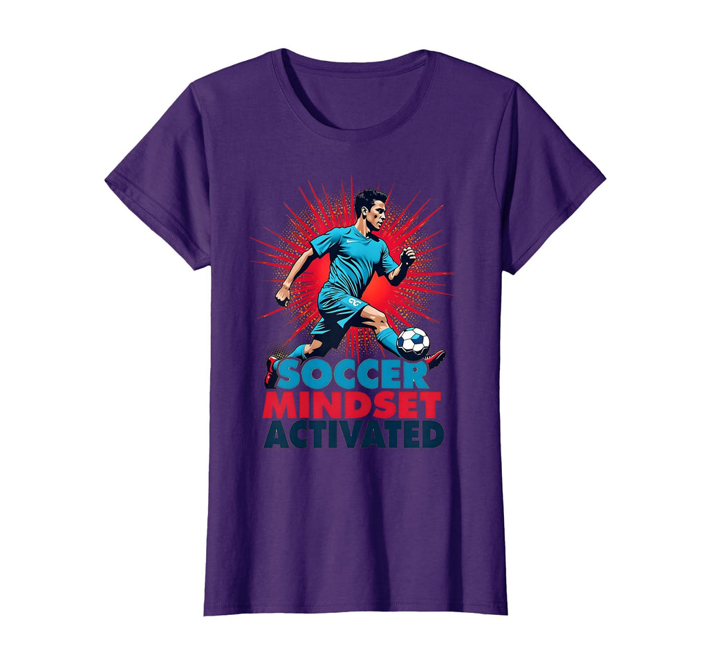 Soccer Mindset Activated T-Shirt - Custom Art Print Men Women