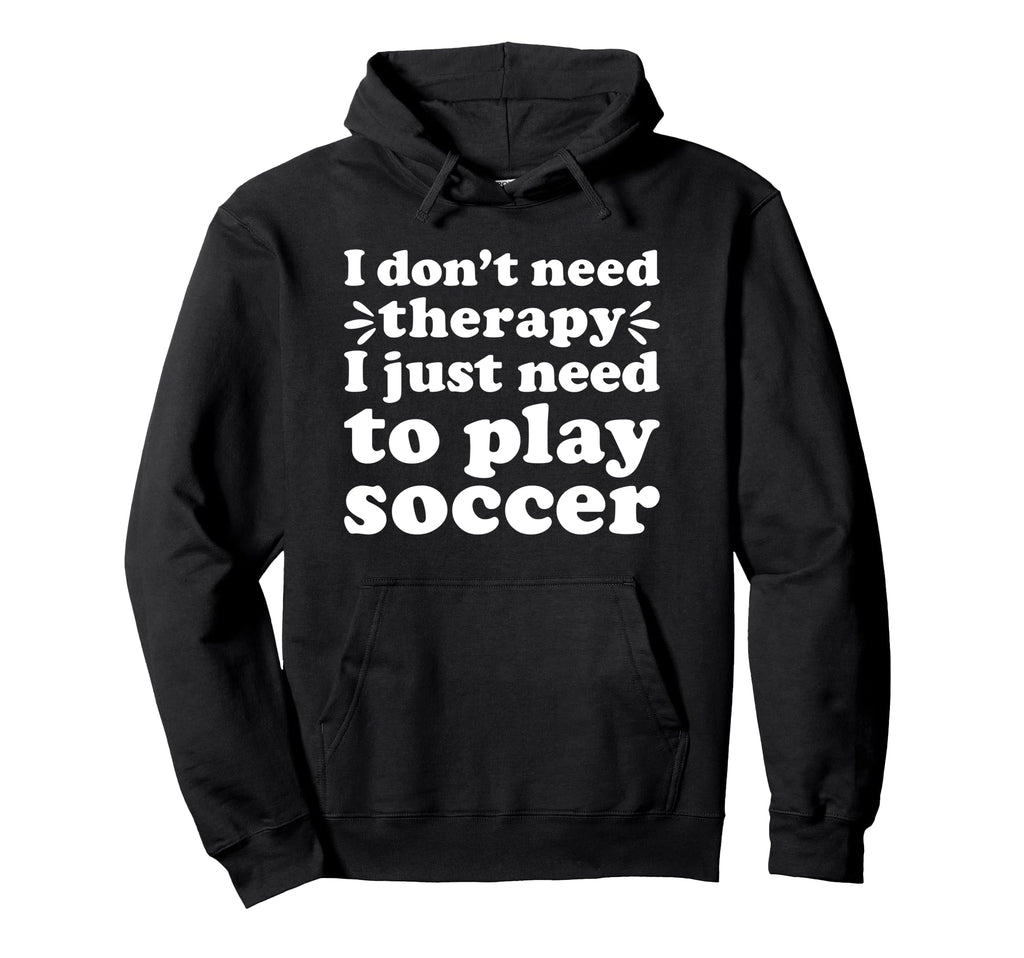Soccer I Love Soccer Funny Soccer Hoodie - Minimalist Print Men Women