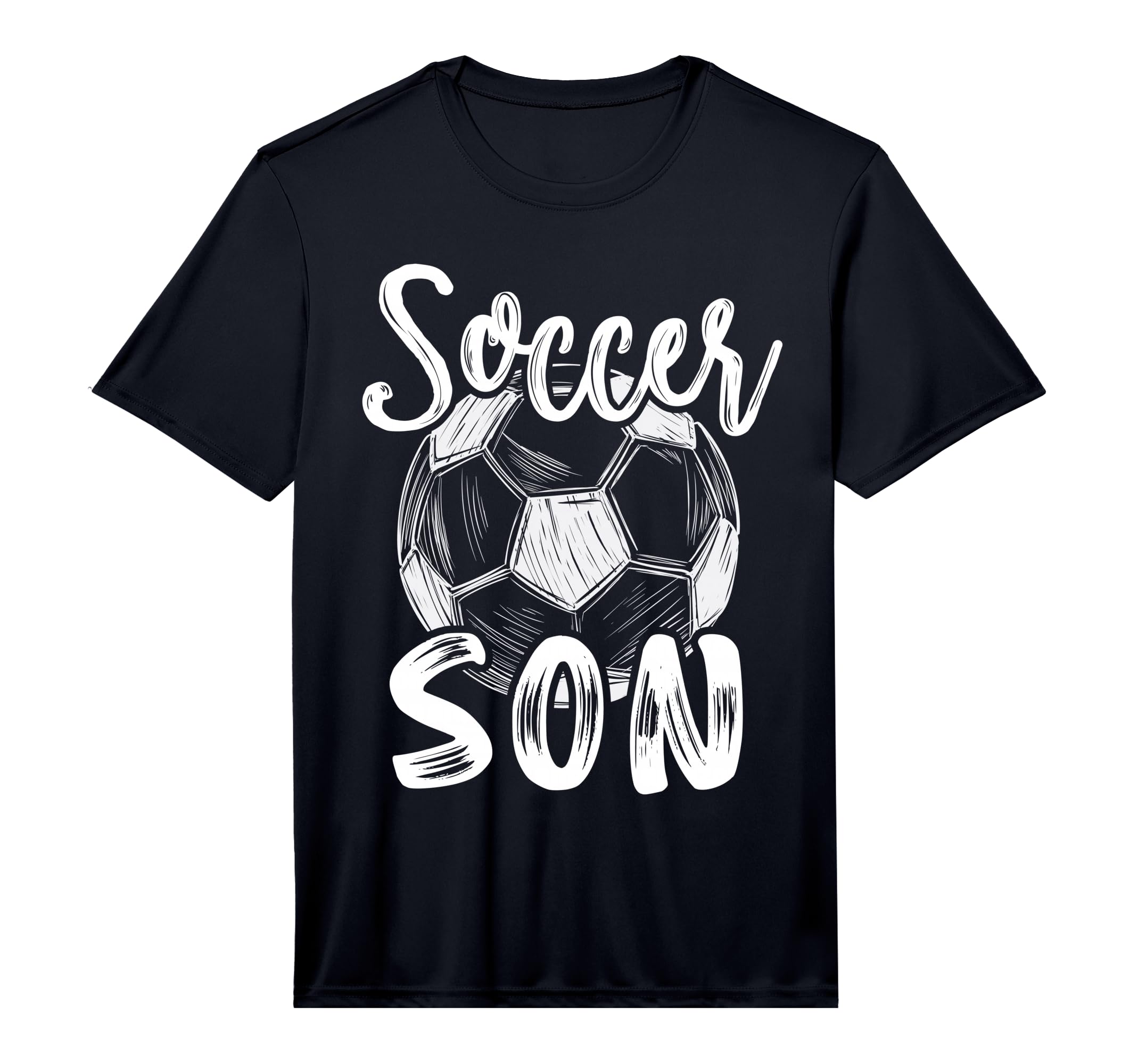 Soccer Son Family Matching Team Player T-Shirt - Graphic Print Unisex