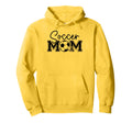 Soccer Mom Heart Game Day Vibes Soccer Hoodie - Minimalist Print Unisex