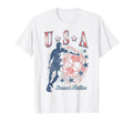 Trendy Usa Soccer Nation Distressed T-Shirt - Novelty Apparel Men Women