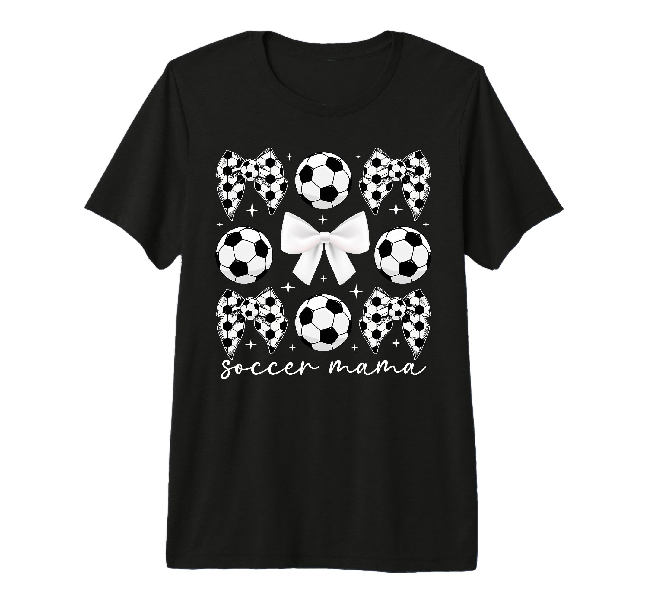 Soccer Mama Coquette Soccer Mom Soccer T-Shirt - Unique Graphic for Adults