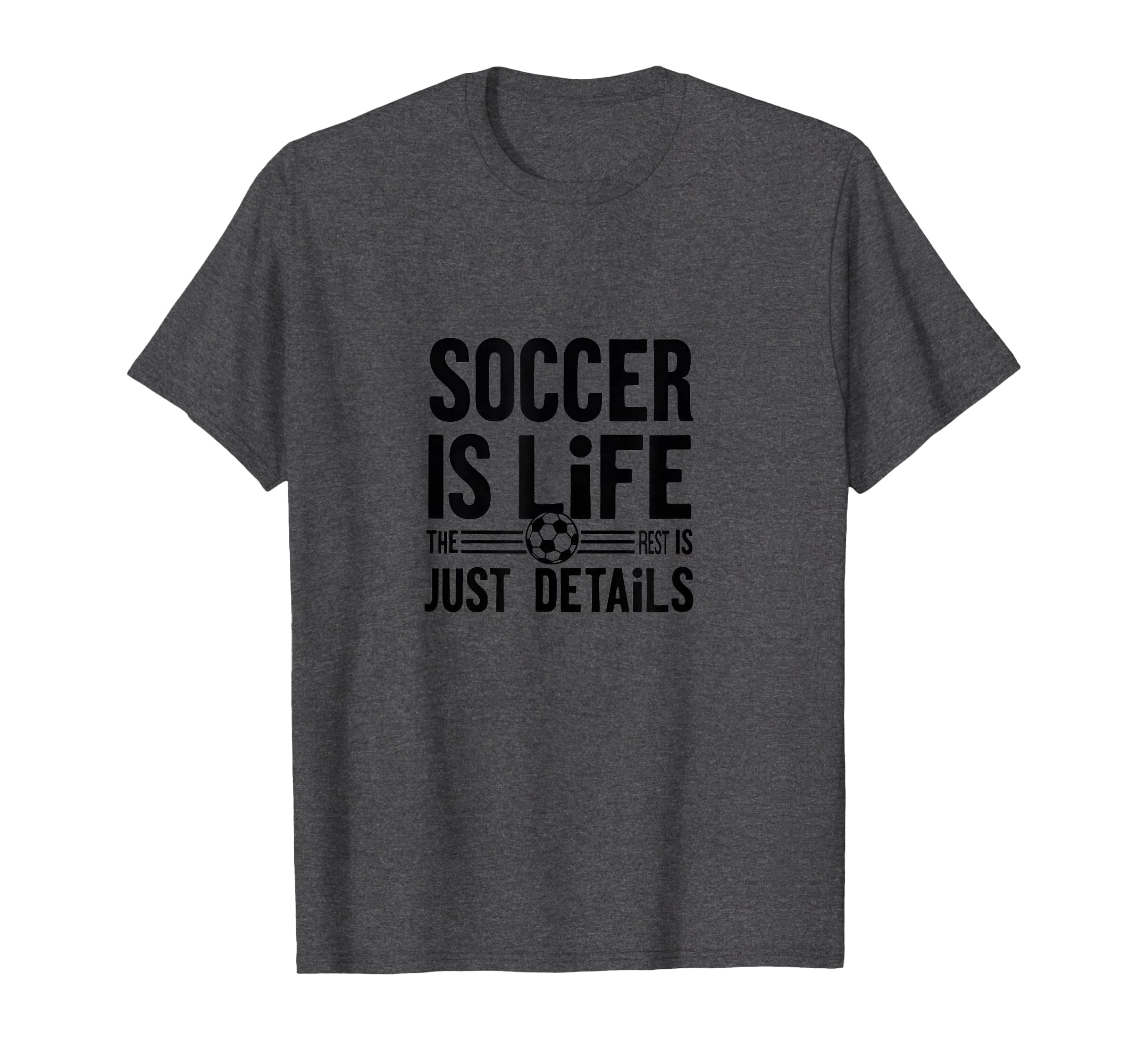 Soccer Is Life Soccer Dads Sporty Passion T-Shirt - Novelty Apparel Unisex