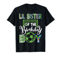 Lil Sister Birthday Soccer Baller T-Shirt - Graphic Print Men Women