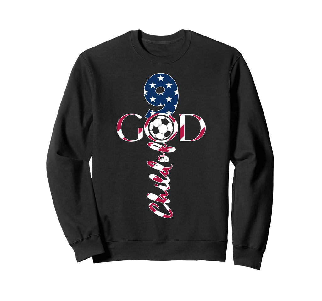 Jesus 9 Years Child God Soccer 9Th Sweatshirt - Custom Art Print Unisex