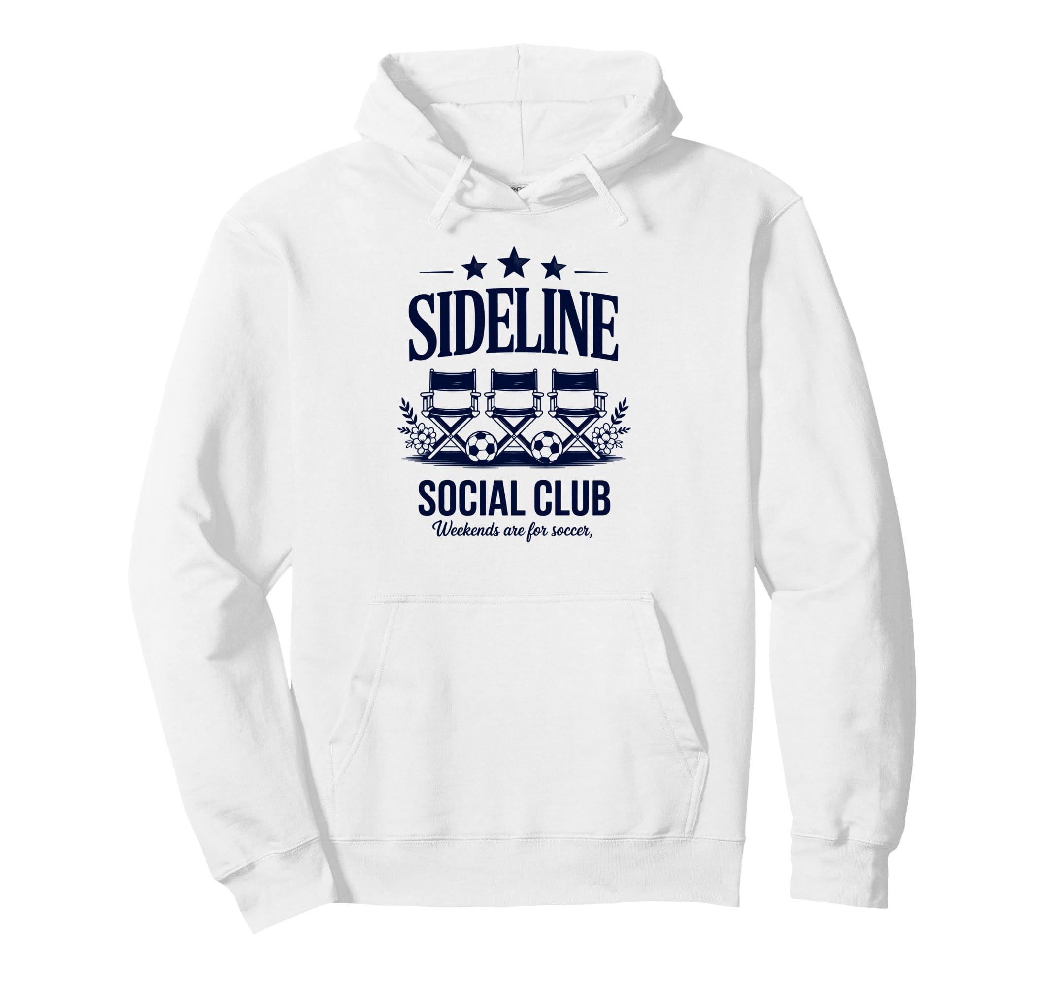 Sideline Social Club Soccer Social Hoodie - Aesthetic Graphic Men Women