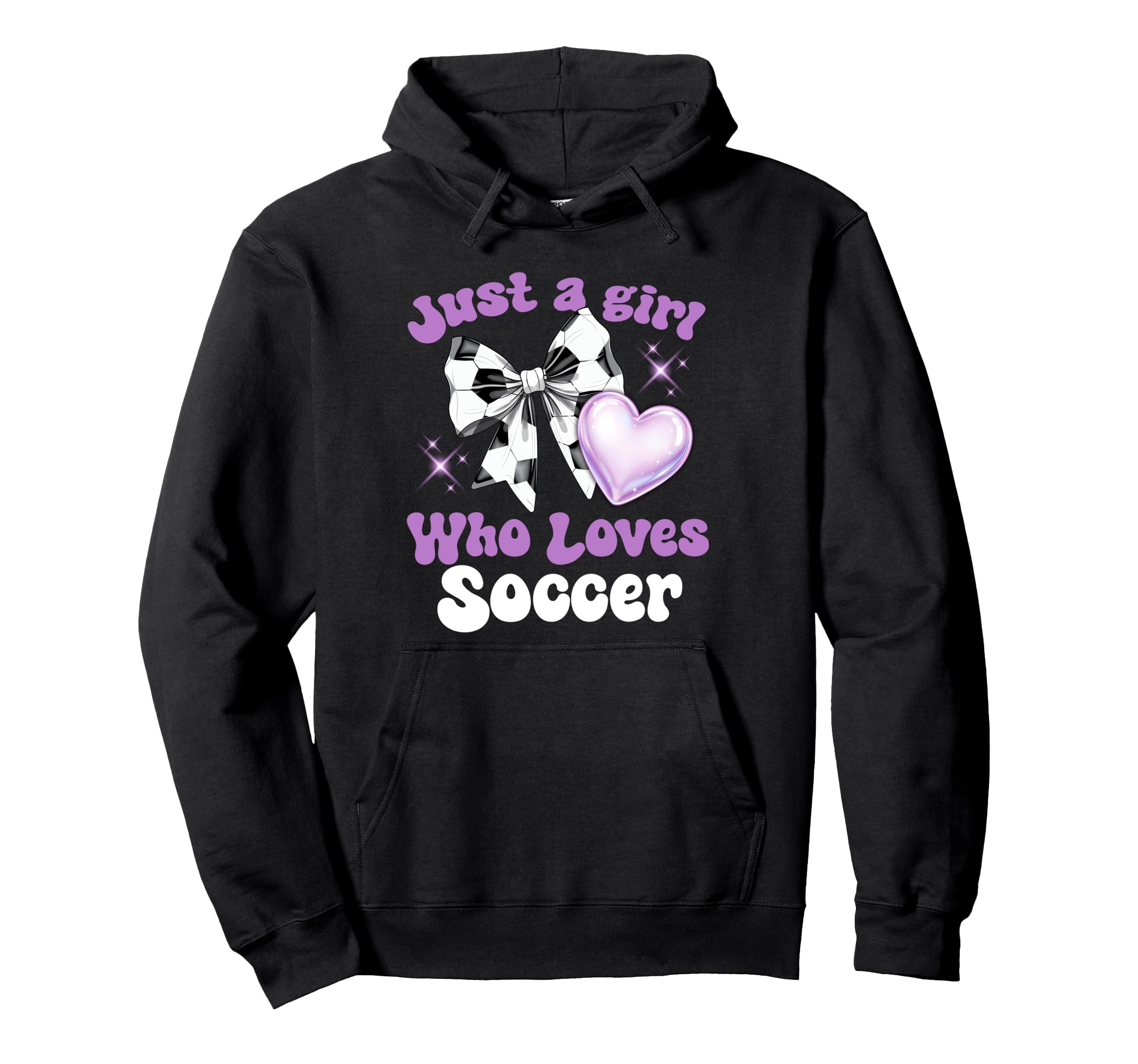 Just Who Loves Soccer Matching Soccer Hoodie - Aesthetic Graphic Unisex
