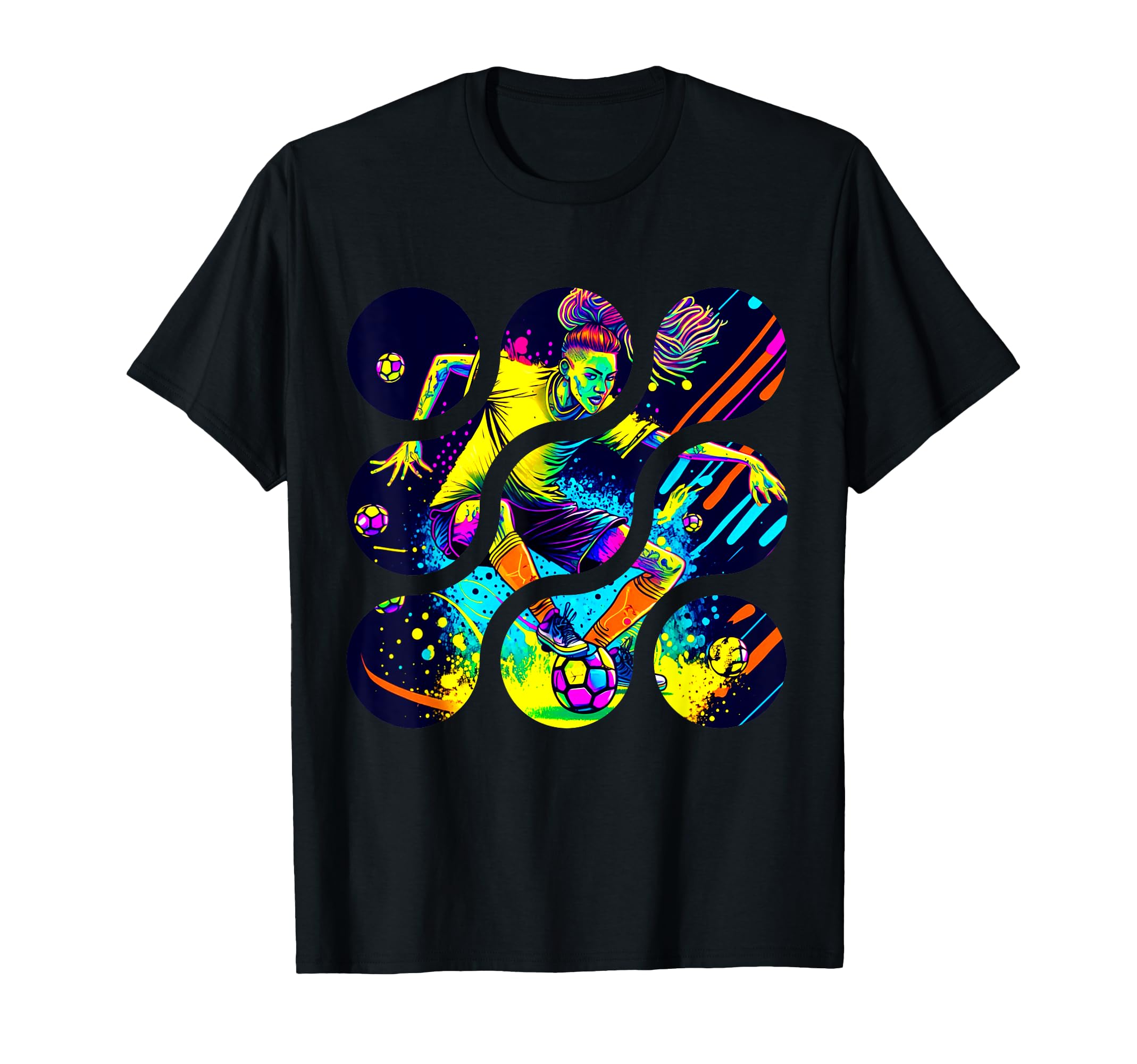 Streetwear Vibes Aesthetic Soccer T-Shirt - Streetwear Style for Adults