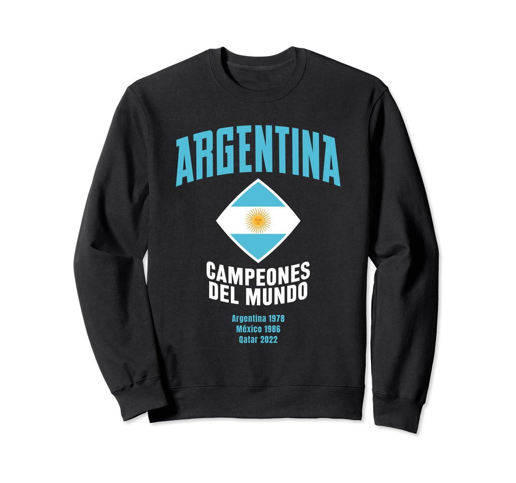 Argentina World Champion 2022 Sweatshirt - Minimalist Print for Adults