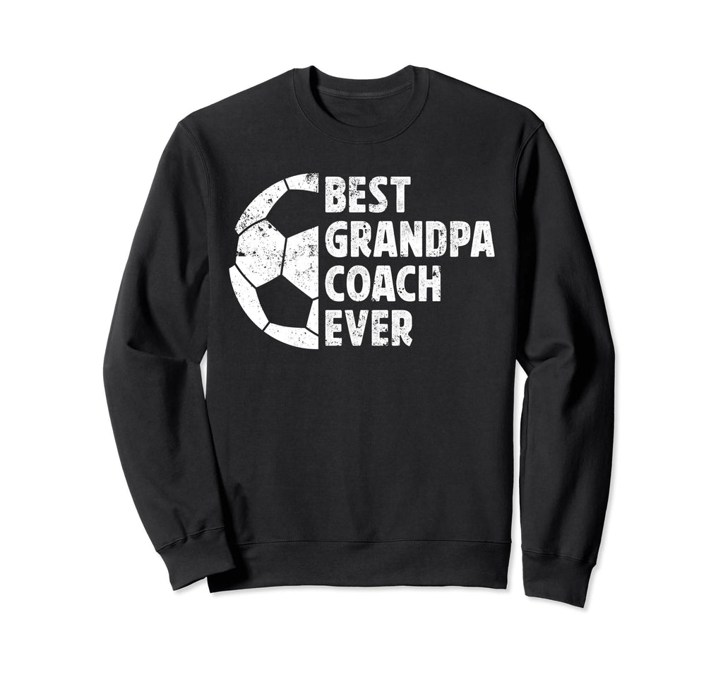Best Grandpa Coach Soccer Grandpa Sweatshirt - Streetwear Style for Adults